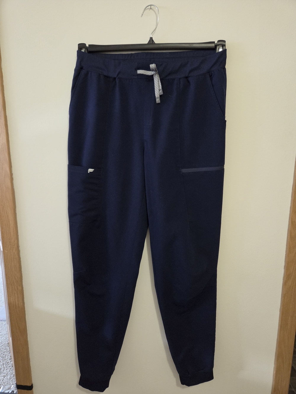 Women's Fabletics Navy Blue Scrub Pants Jogger Size Large Tall
